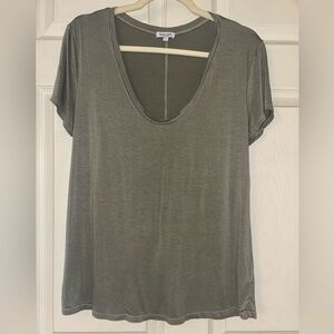 Splendid Olive Short Sleeve Tee